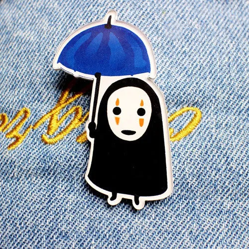 2016 New Acrylic Brooches Pins Figure Simpson Fruit cartoon jewelry cute dog cat Broche shirt enamel pin