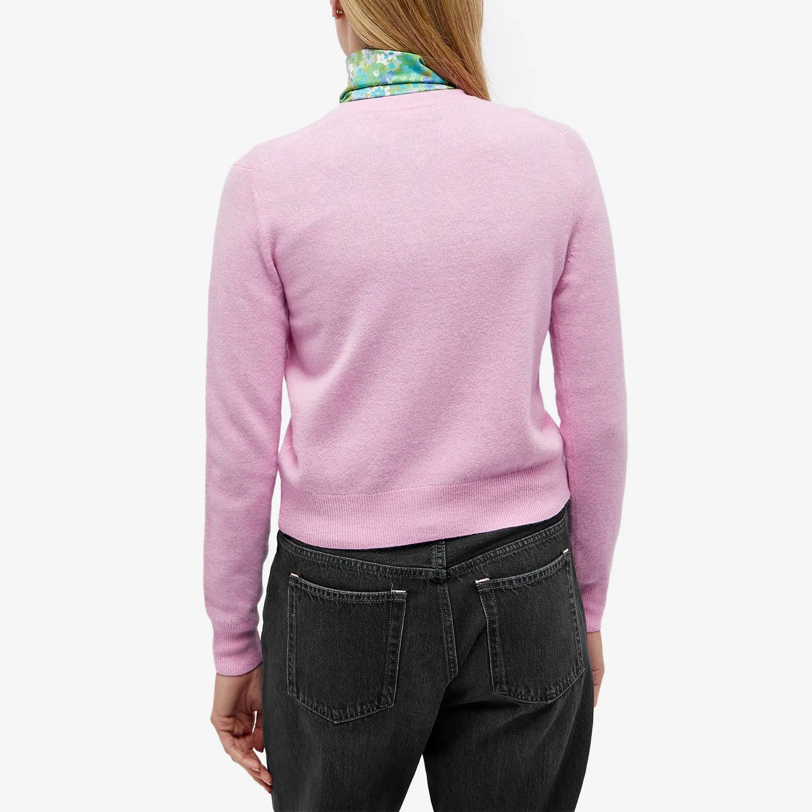 Acne Studios Keva Face cardigan, pink