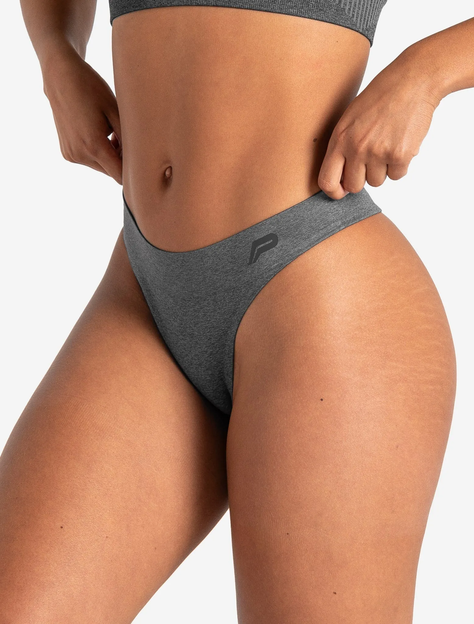 ADAPT 2.0 Seamless Thong - Charcoal