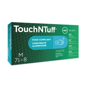 Ansell - TouchNTuff Nitrile Powder Free Disposable Gloves Blue | 92-675