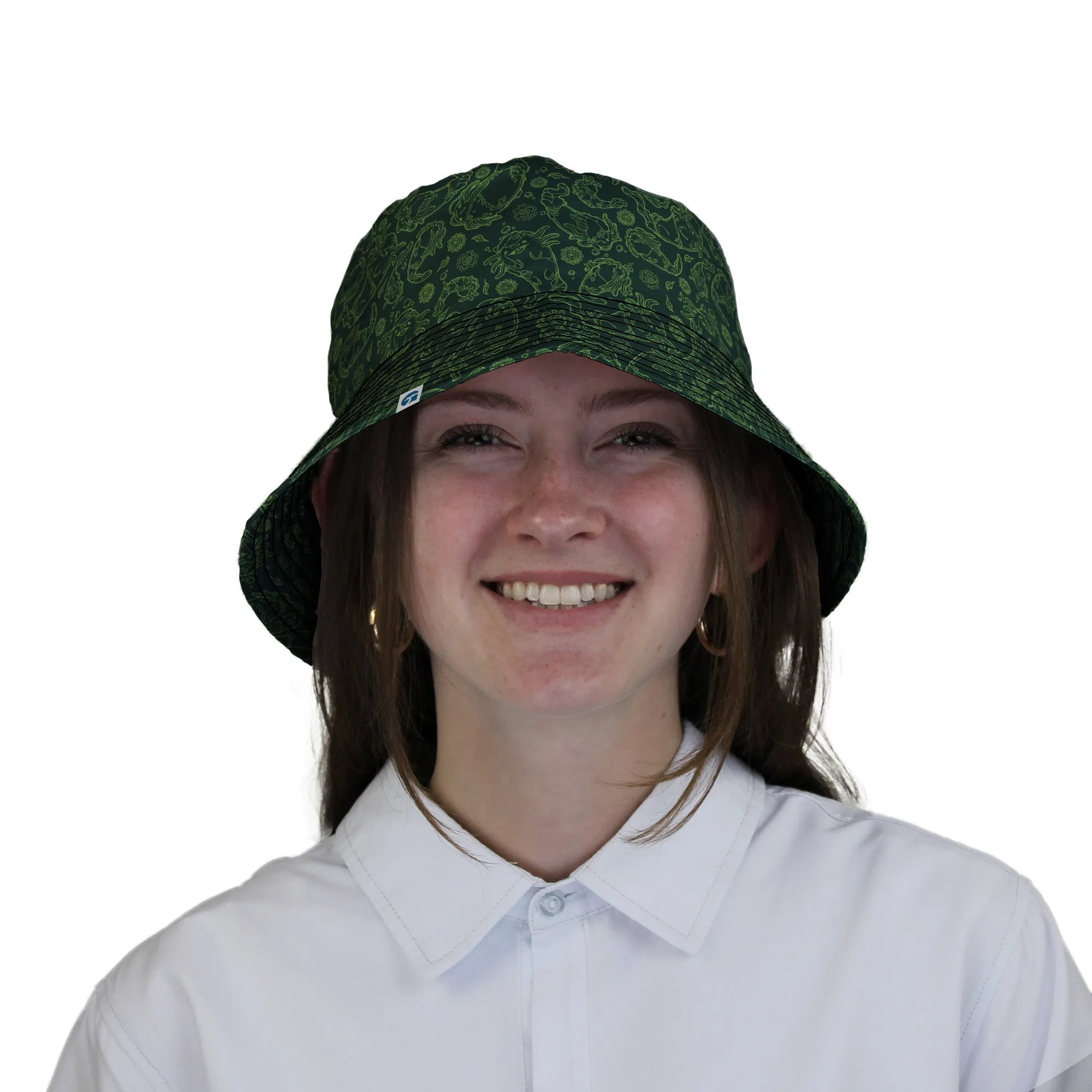 Axolotl Earthbending Salamanders Bucket Hat