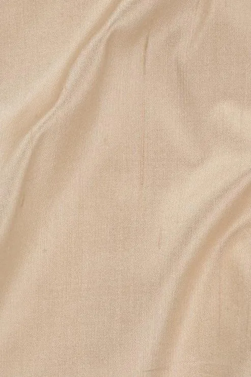 Beige Silk Shantung 54" Fabric