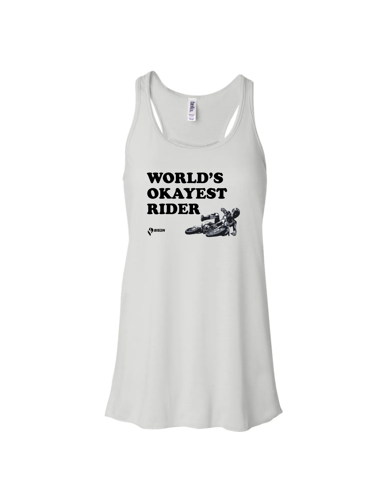 Bison World's Okayest Rider Women's Tank Top