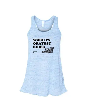 Bison World's Okayest Rider Women's Tank Top