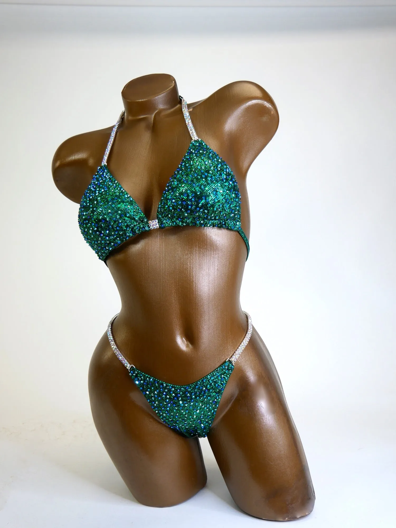 Bold Green Bikini Suit