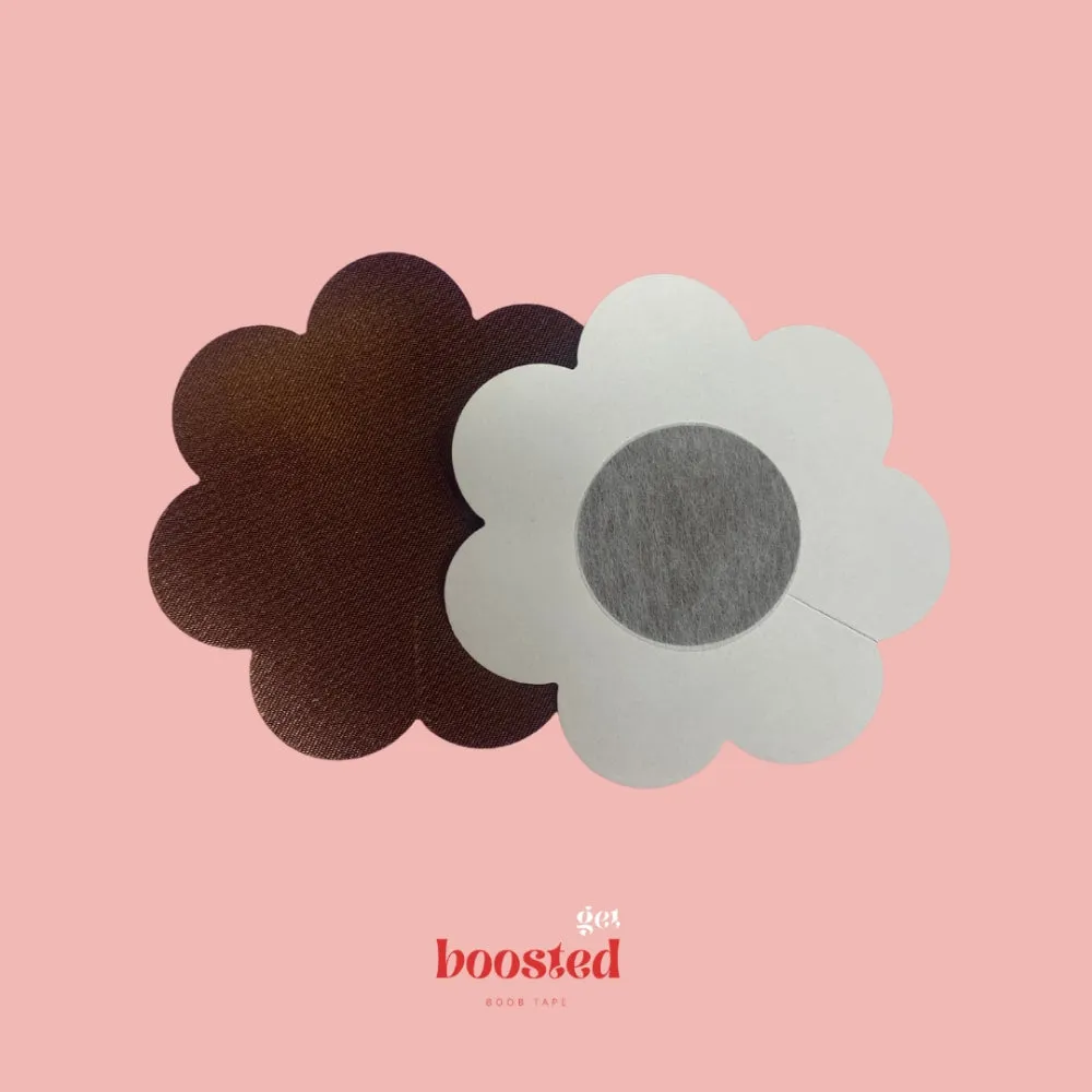 Boosted Tape Disposable Nipple Petals Coffee Pack of 5