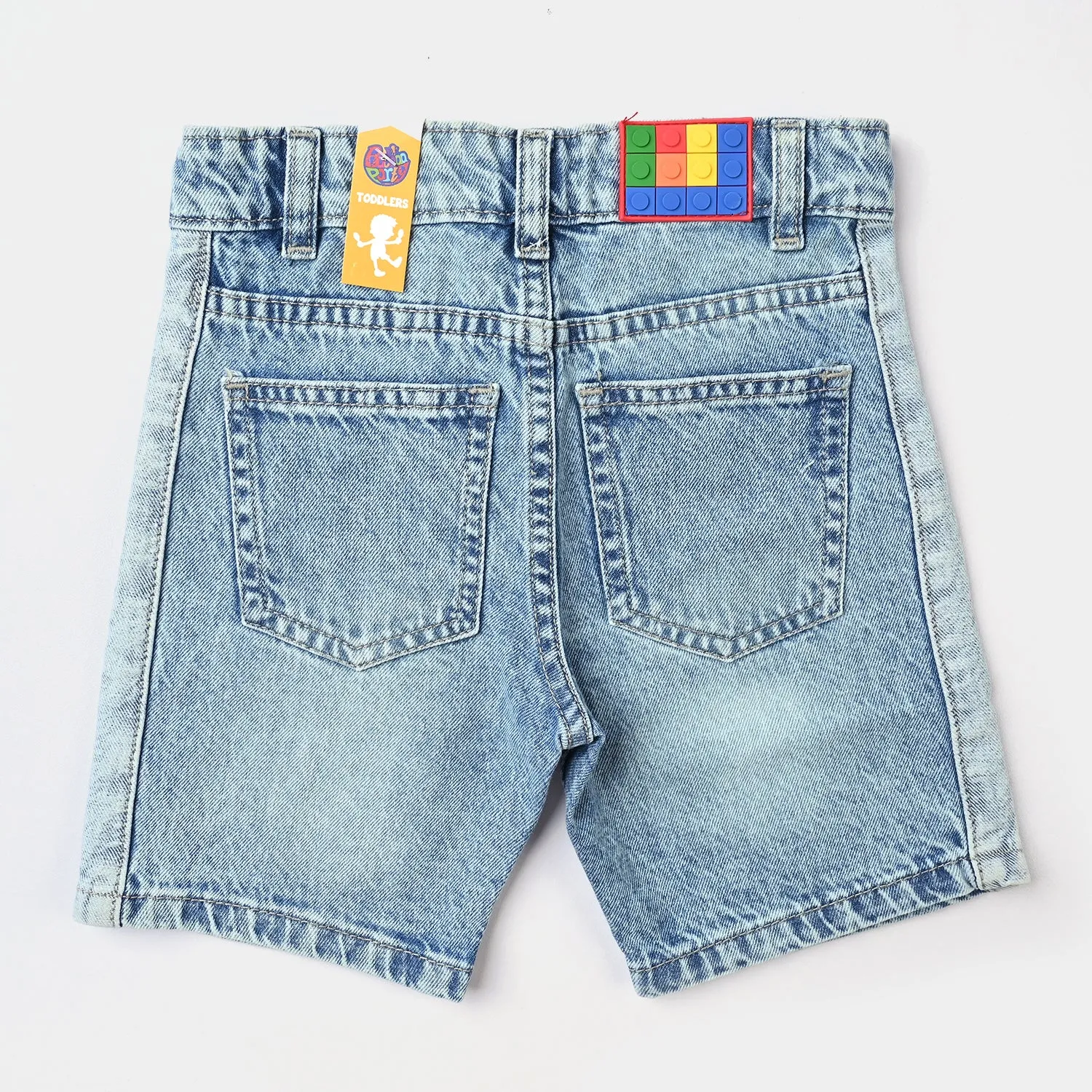 Boys Denim rigid Short Lego-Mid Blue