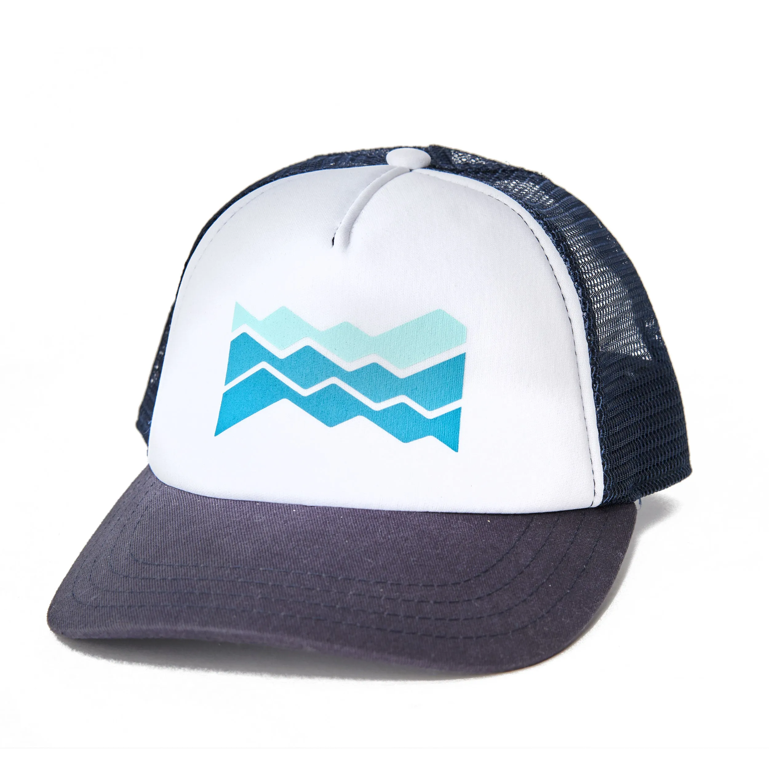 BRN Ridgeline Trucker Hat (White/Navy)