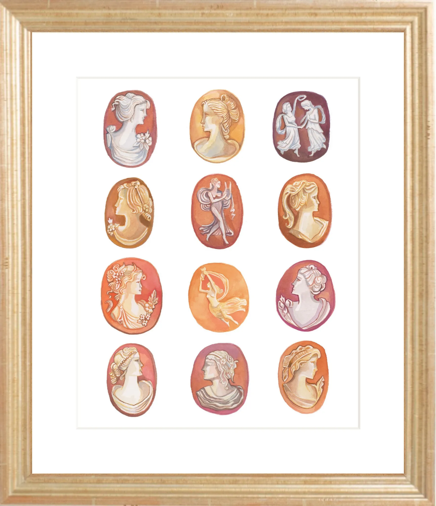 Cameo Study Print