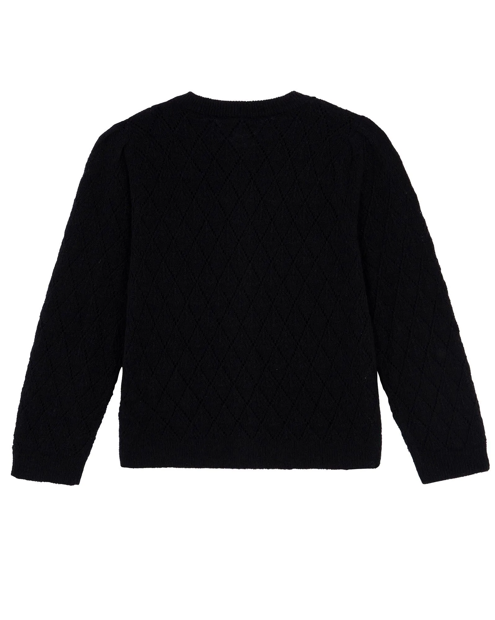 Cardigan Francis Noir En Tricot