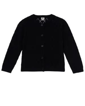 Cardigan Francis Noir En Tricot