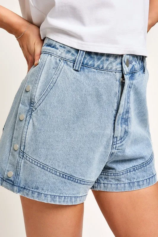 Chap Seam Denim Shorts