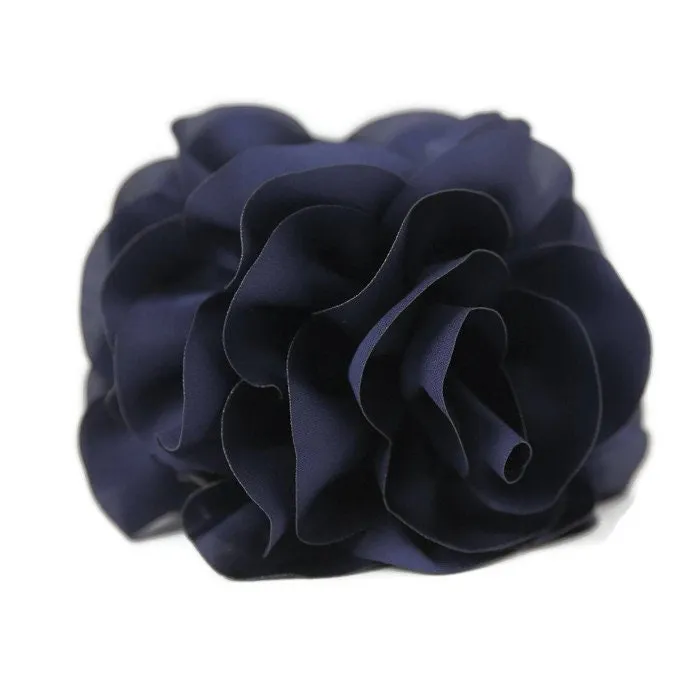 dahlia motivated wide petal hair claw updo clamp women hair accessories