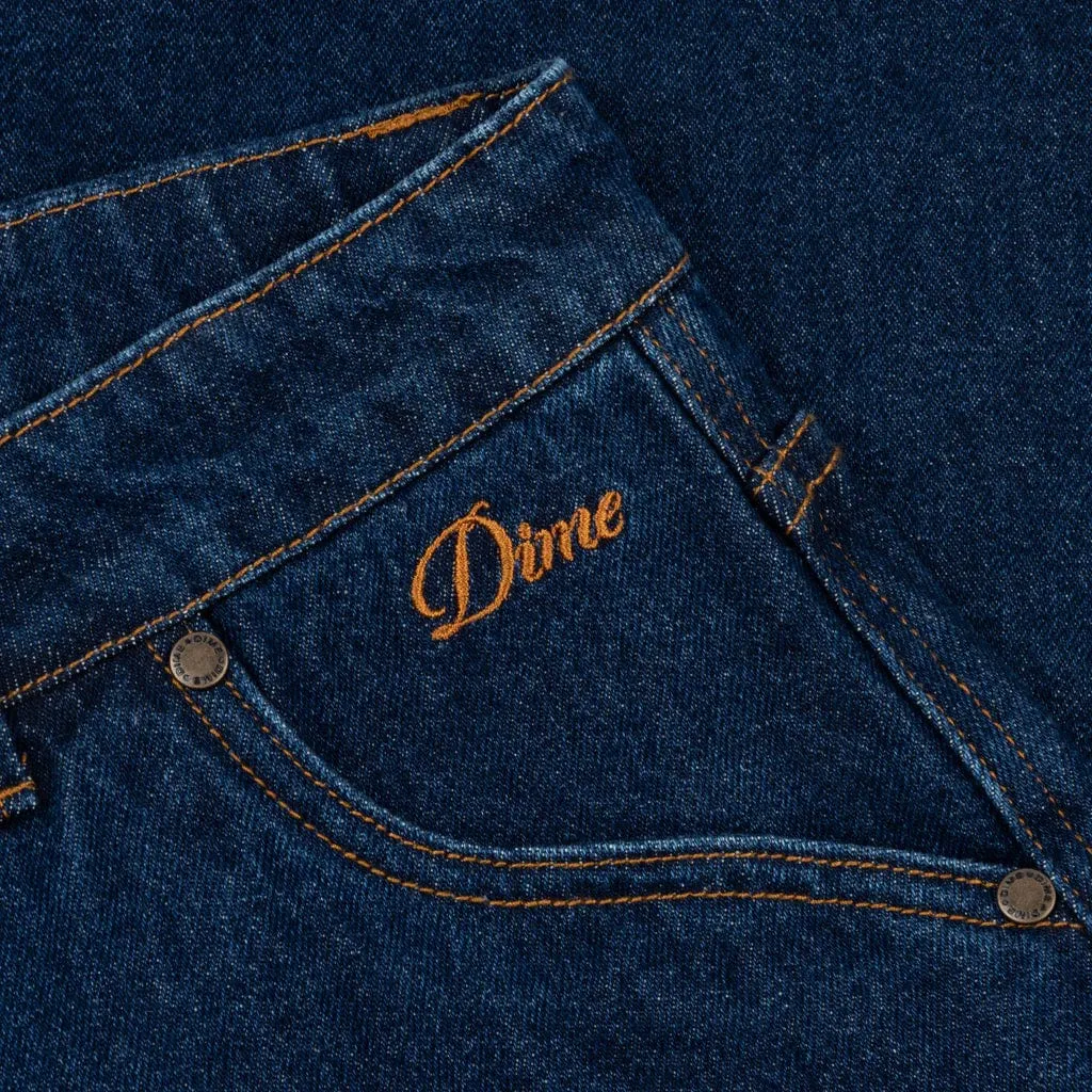 Dime MTL Classic Denim Shorts Indigo