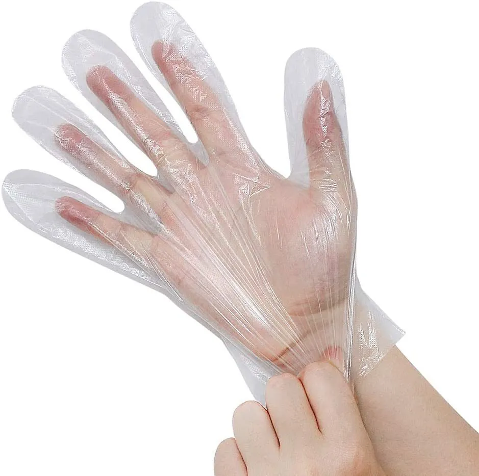 Disposable Poly Gloves Powder Free Multi-Purpose Polyethylene Gloves, 100 Cases (Bulk)