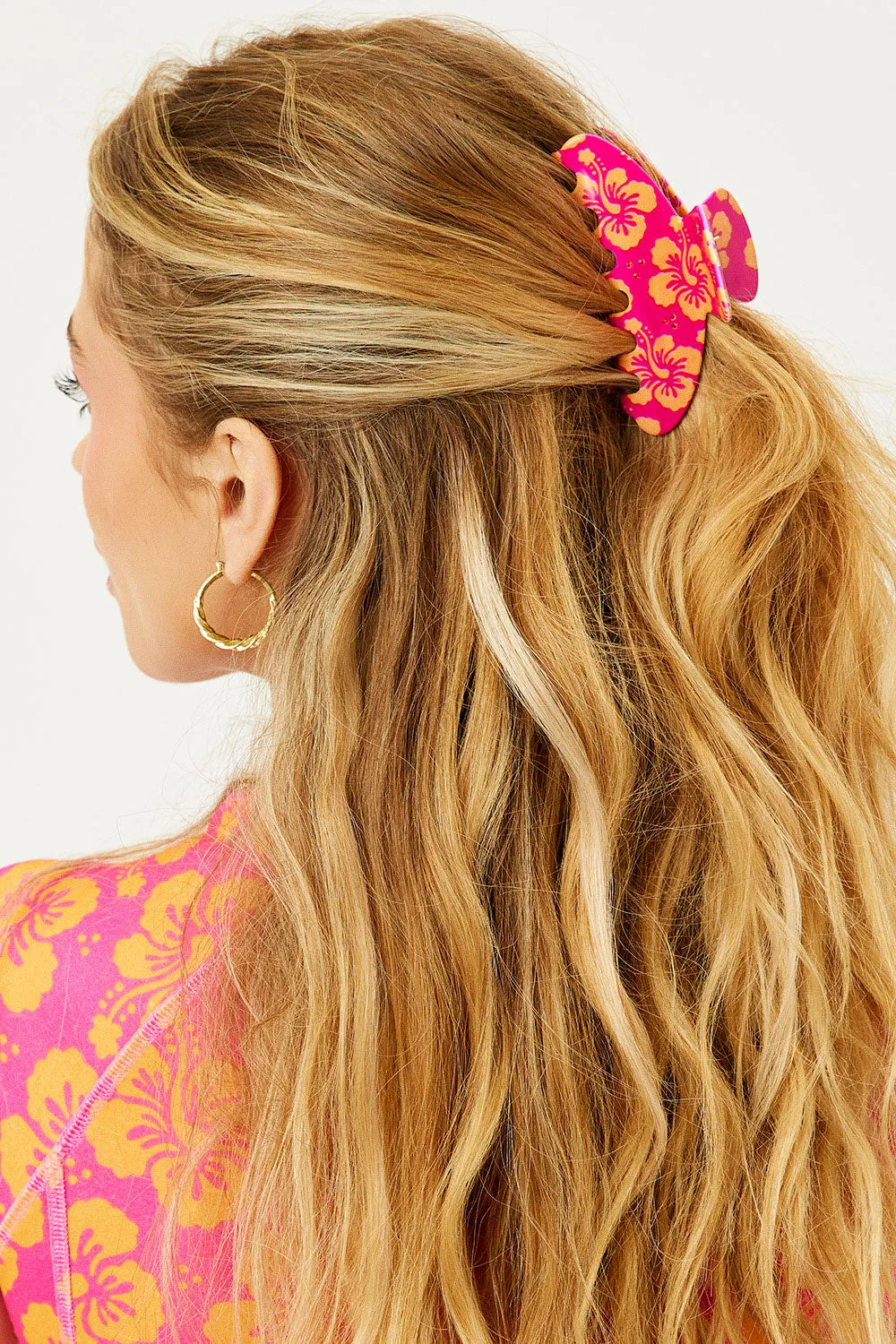 Emi Jay Big Effing Claw Hair Clip - Hibiscus Honey