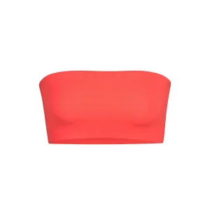 FITS EVERYBODY BANDEAU BRA | NEON CORAL