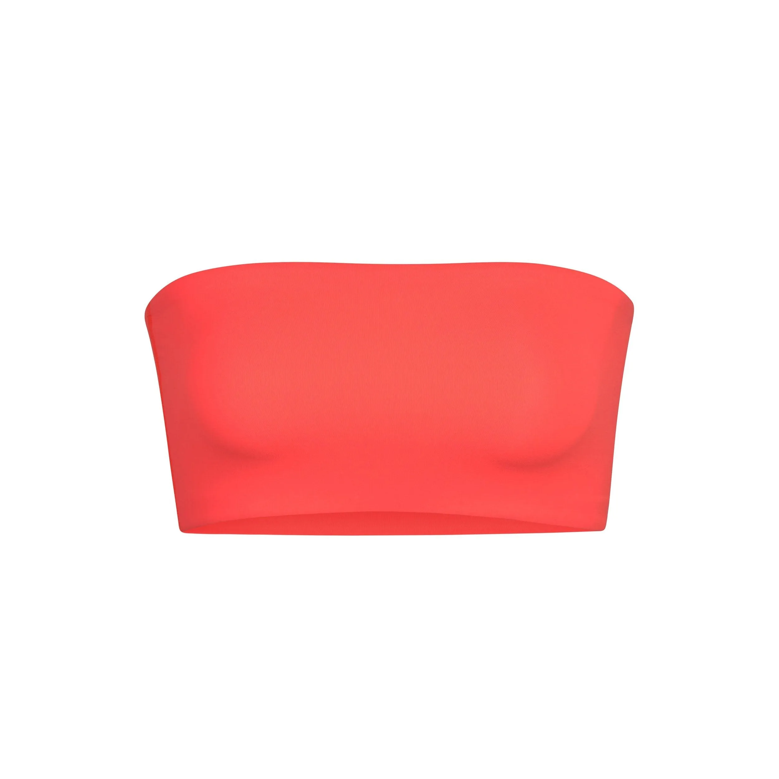 FITS EVERYBODY BANDEAU BRA | NEON CORAL