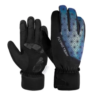 FLYING TERN 315 Thicken Cycling Windproof Warm Touch Screen Gloves, Size: M(Colorful)