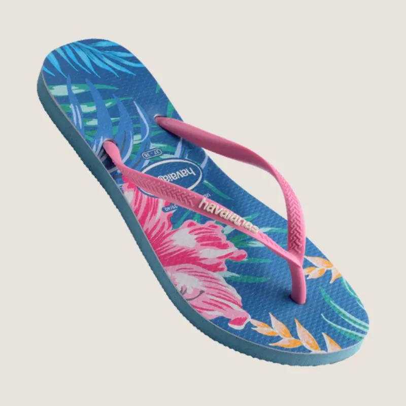 Havaianas Slim Floral Palm Tranquility Thong