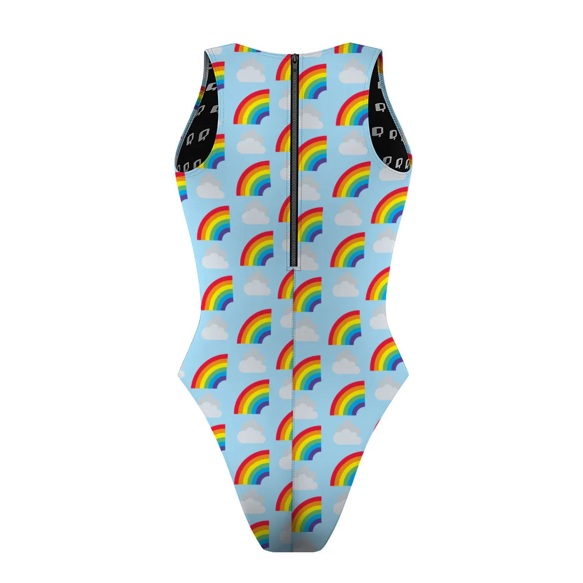 Head In The Clouds - Women Waterpolo Swimsuit Cheeky Cut