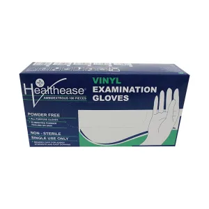 Healthease Glove Vinyl Medium 100 Pack