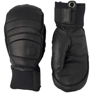 Hestra Leather Fall Line Mitt Black / Black