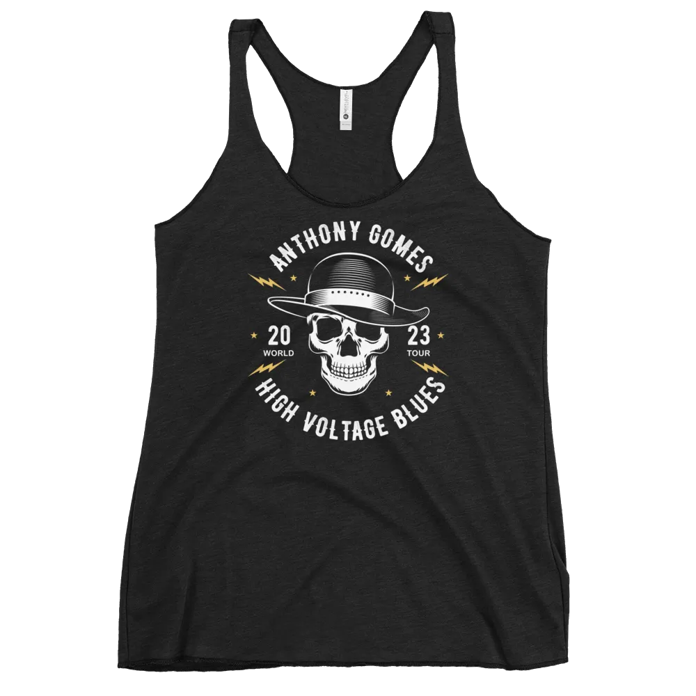 HVB Skull Hat Women's Racerback Tank