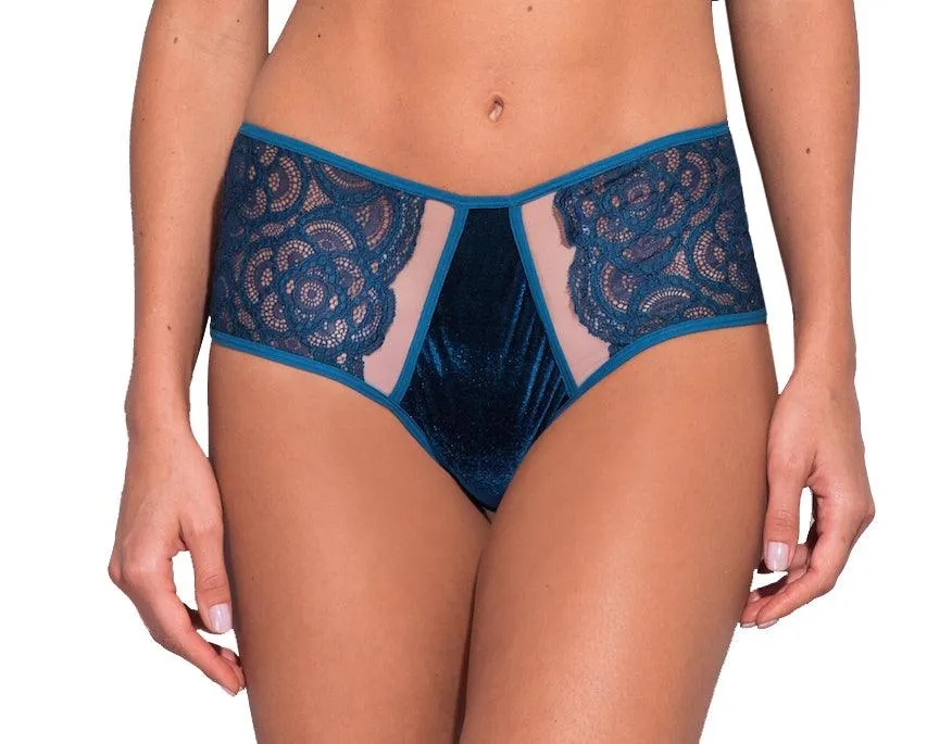 Iris Tulle and Velvet Panties