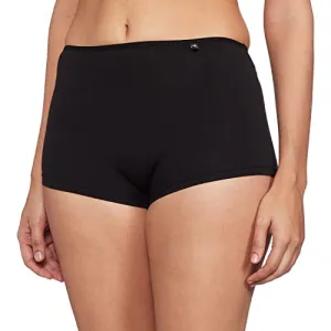 Jockey Women's Cotton Boyshorts (Pack of 1) (SS04_Black_L_Black_L)