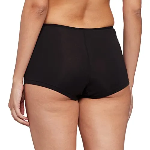 Jockey Women's Cotton Boyshorts (Pack of 1) (SS04_Black_L_Black_L)