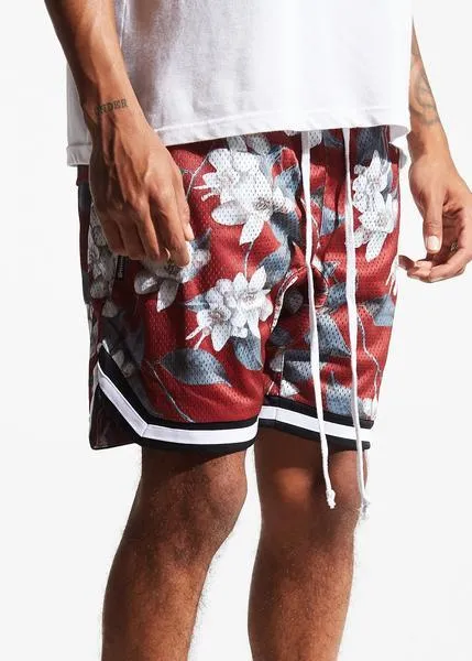 Jordan Ball Shorts (Red Floral)