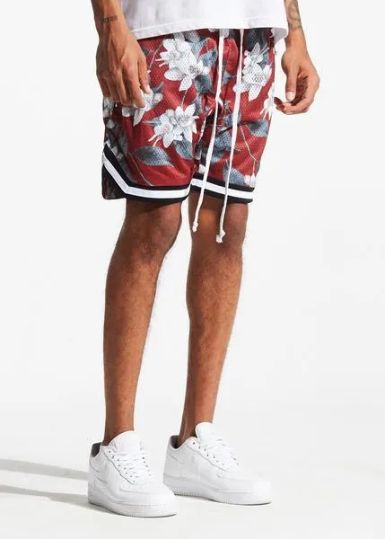 Jordan Ball Shorts (Red Floral)