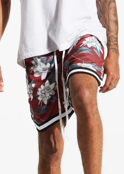 Jordan Ball Shorts (Red Floral)