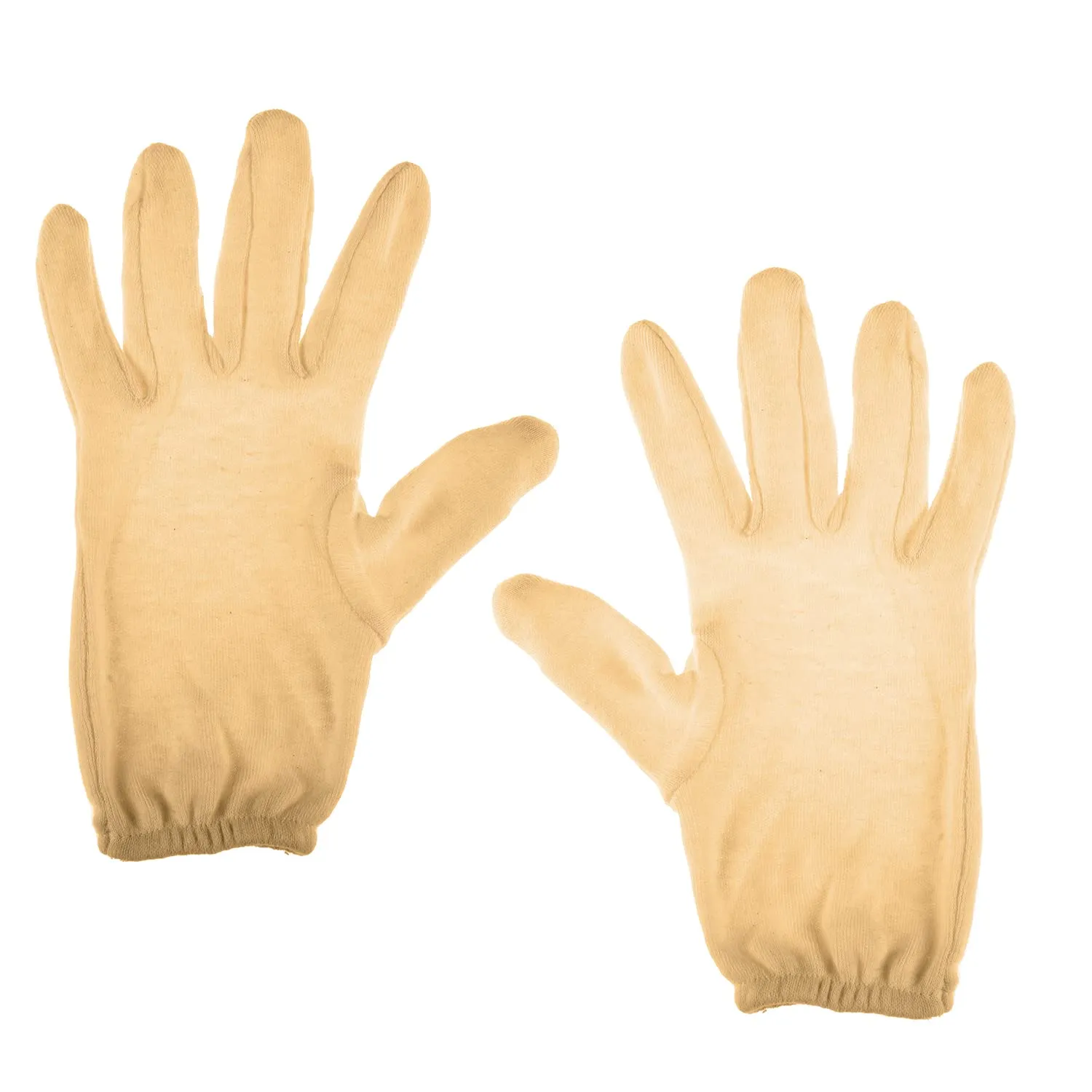 Kuber Industries Gloves | Cotton Summer Gloves | Protection From Sun Burns | Dust | Pollution | Gloves For Women | Gloves For Men | 1 Pair | Cream