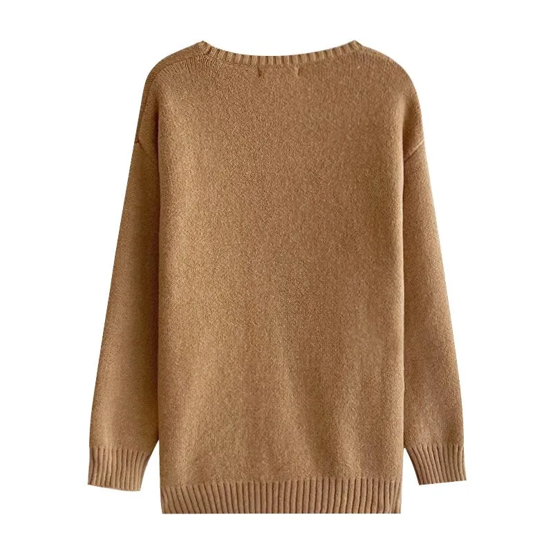 long-sleeved sweater top     S4745