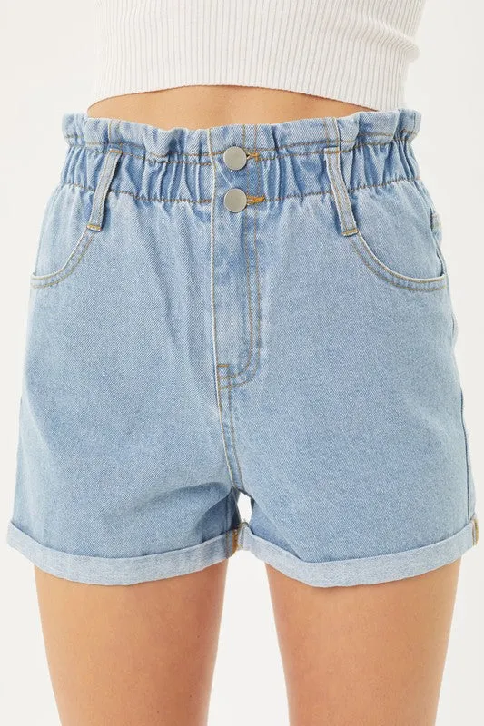 Love Tree Summer Time Blues Denim Shorts