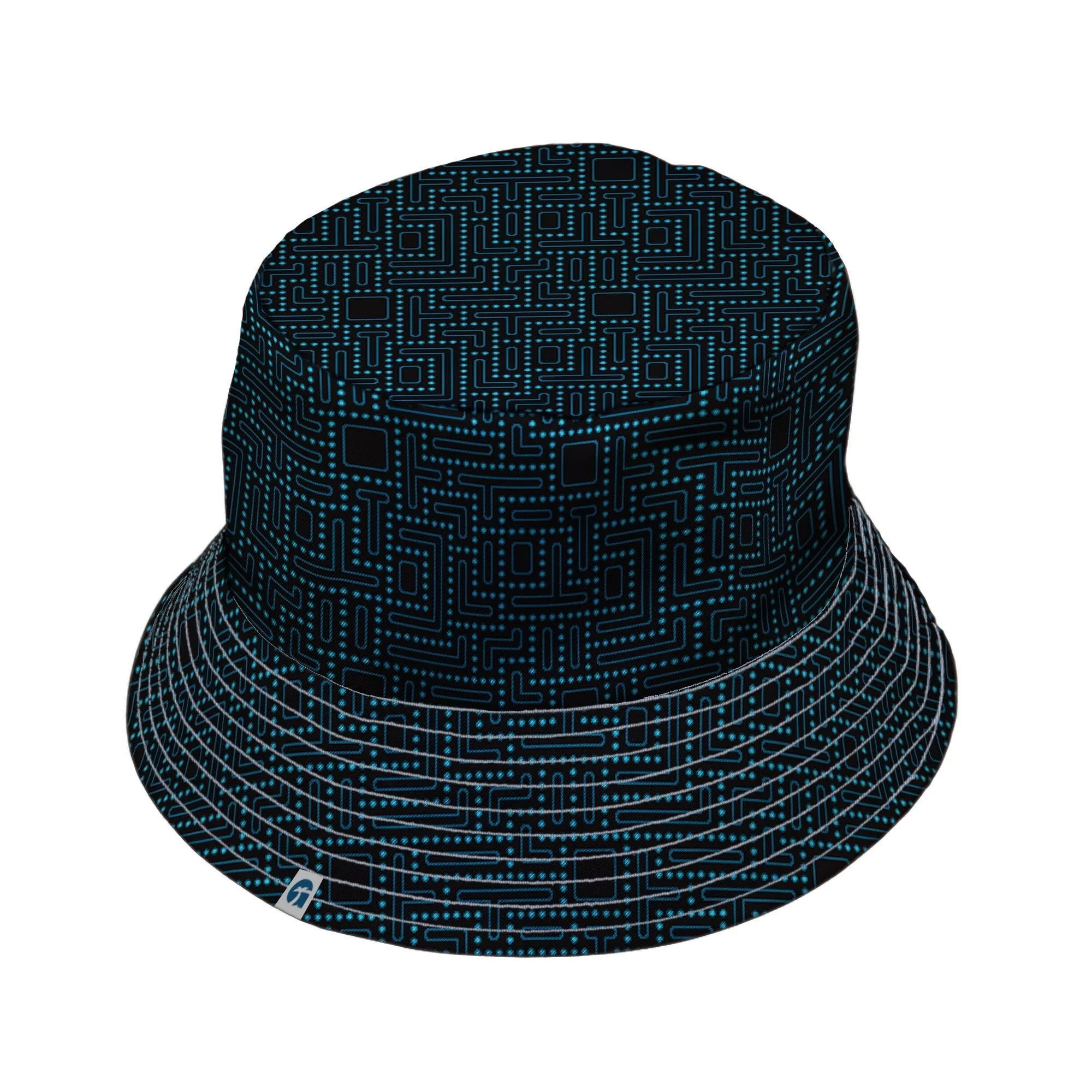 Maze Runner Neon Arcade Game Bucket Hat