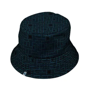 Maze Runner Neon Arcade Game Bucket Hat