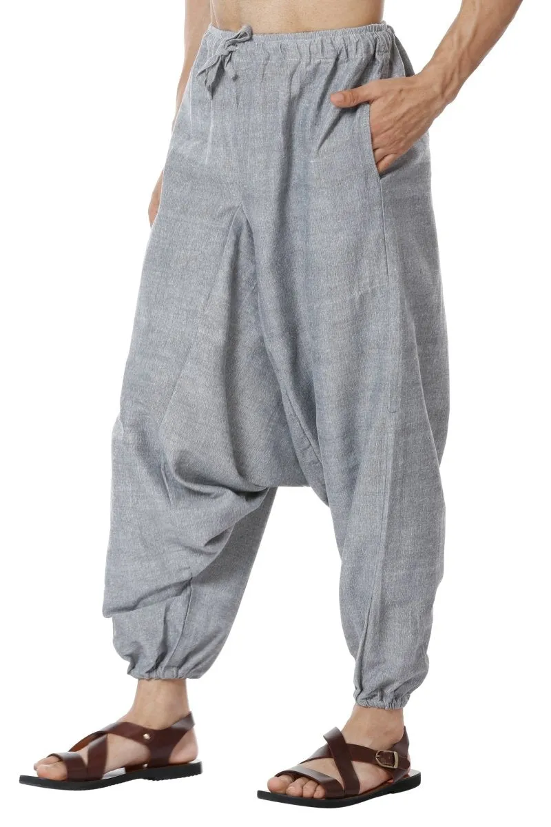 Men's Harem Pant Pack of 2 | Grey & Black | Fits Waist Size 28" to 36"