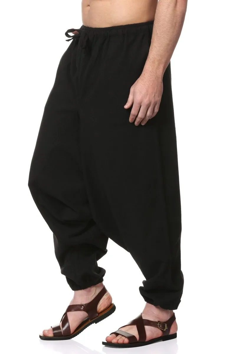 Men's Harem Pant Pack of 2 | Grey & Black | Fits Waist Size 28" to 36"