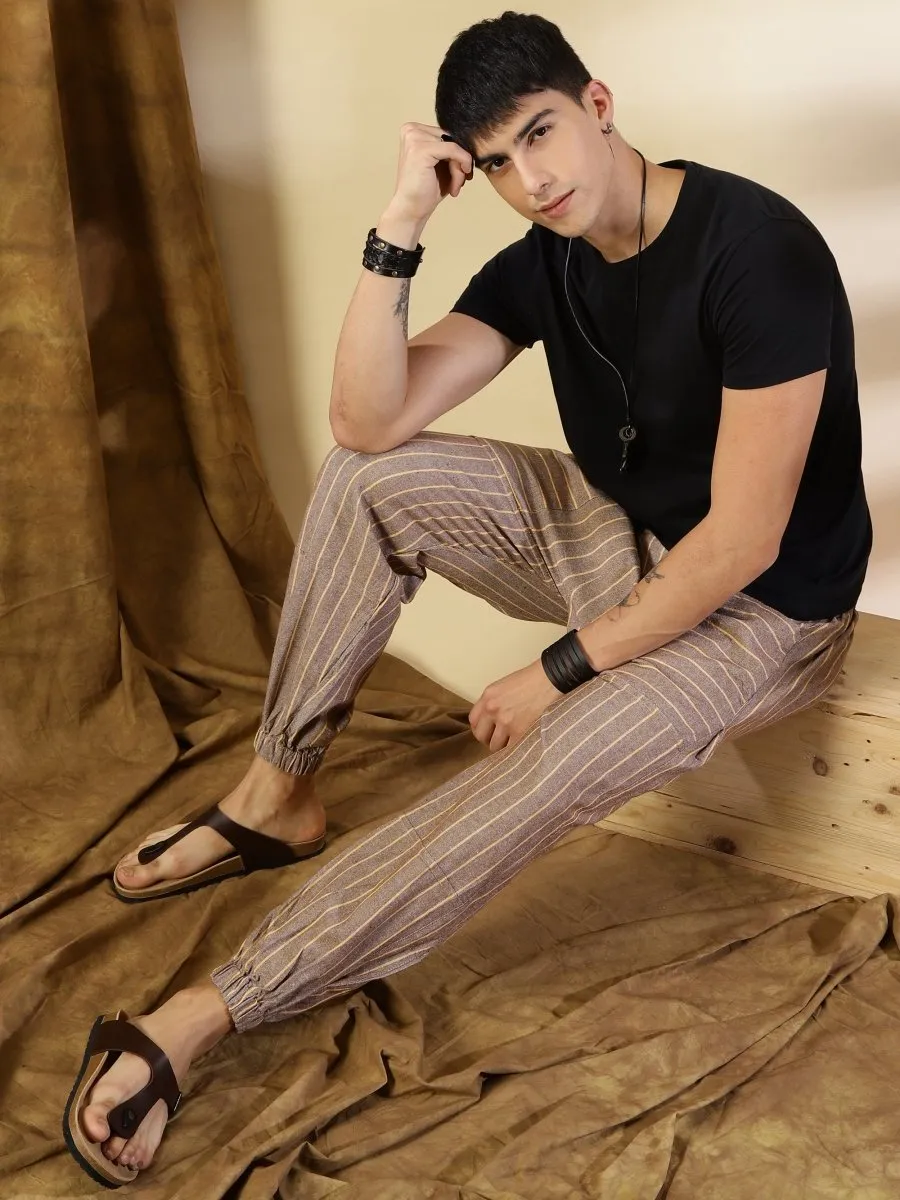 Men's Hopper | Brown Stripes | Fits Waist Sizes 28 to 38 Inches