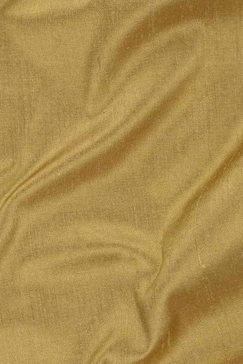 Mustard Gold Silk Shantung 54" Fabric