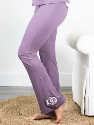 Namaste Yoga Pants - Mulberry