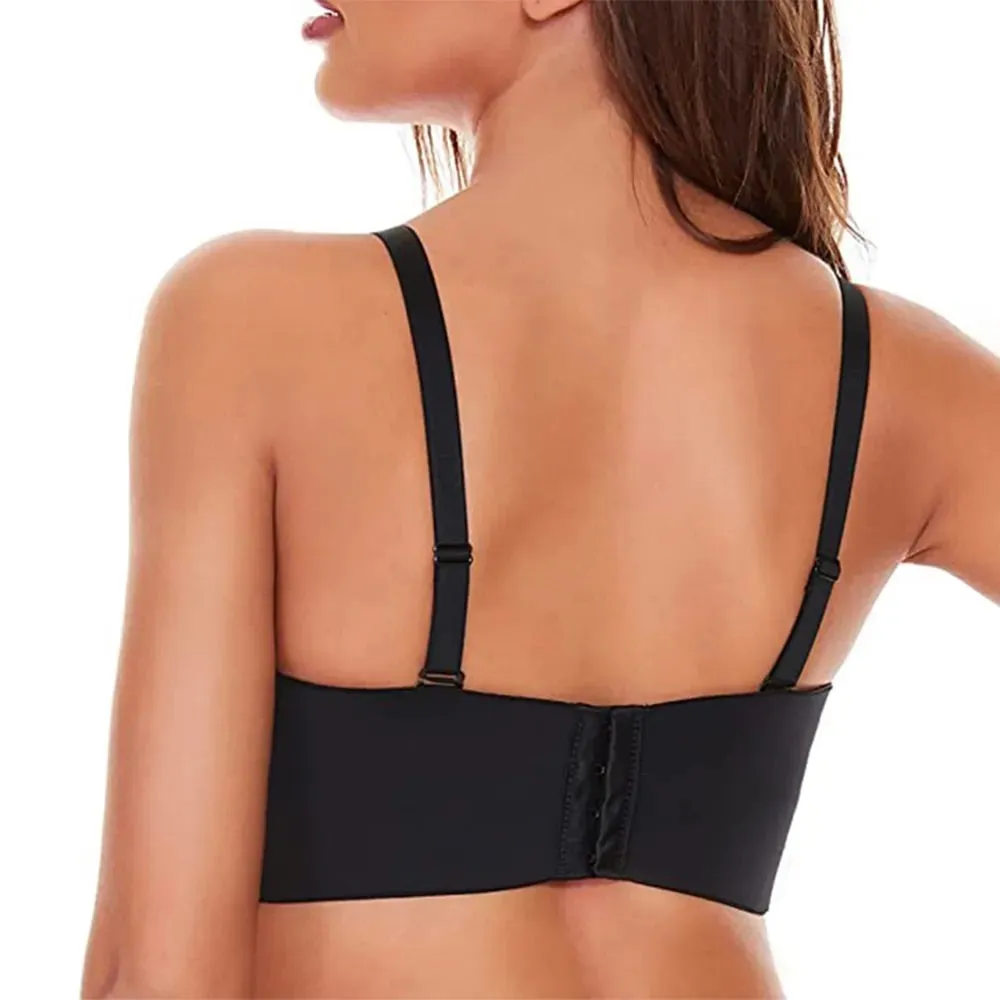 OCW Strapless Push Up Bra Convertible Seamless Plus Size Bandeau