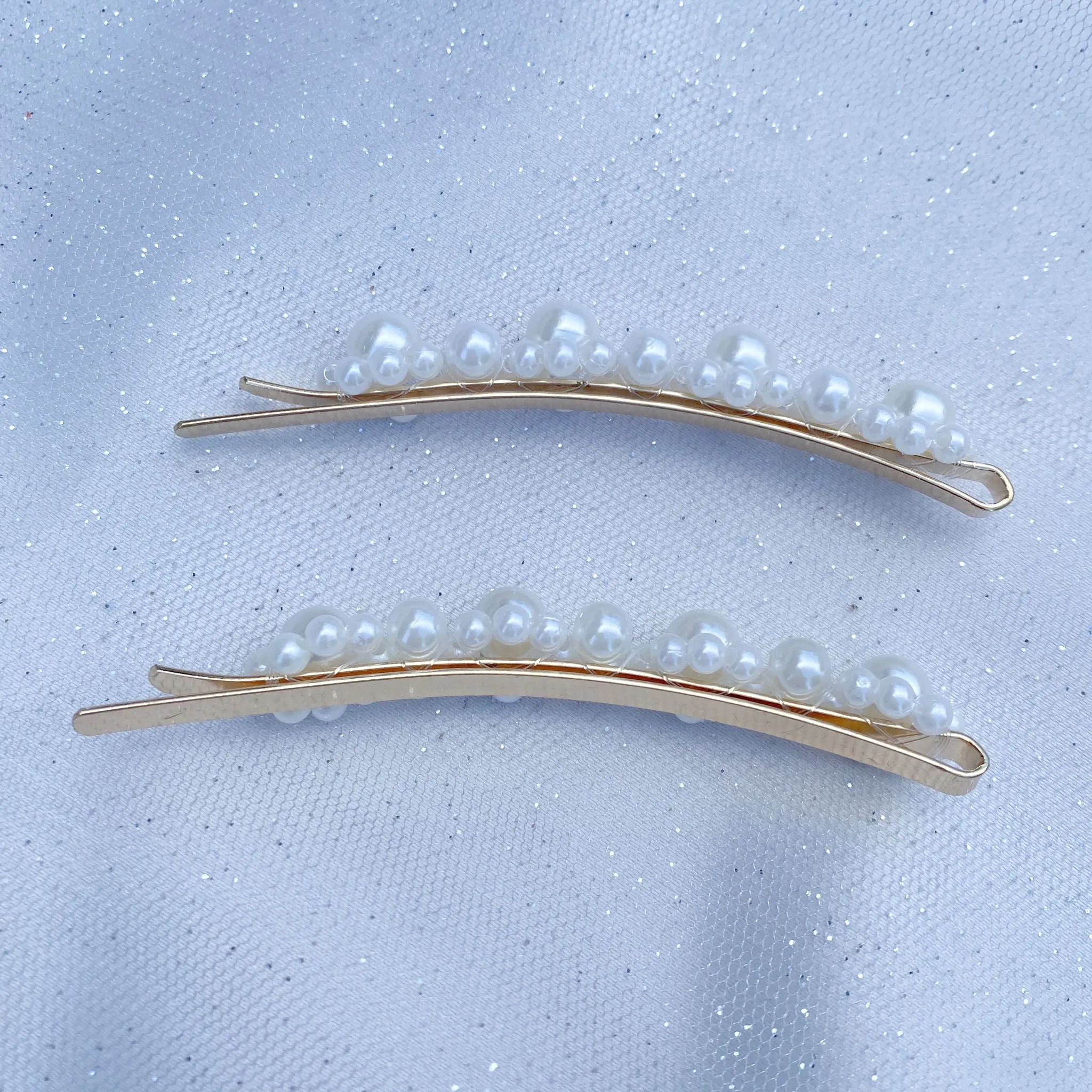 Pearl Hair Grips Set of 2