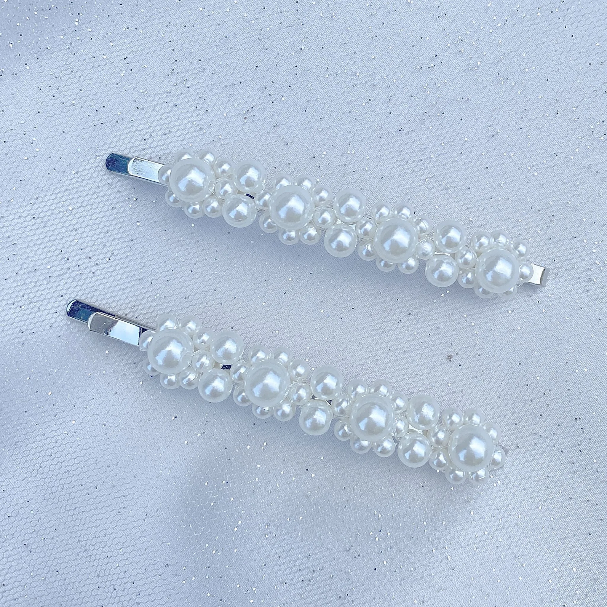 Pearl Hair Grips Set of 2