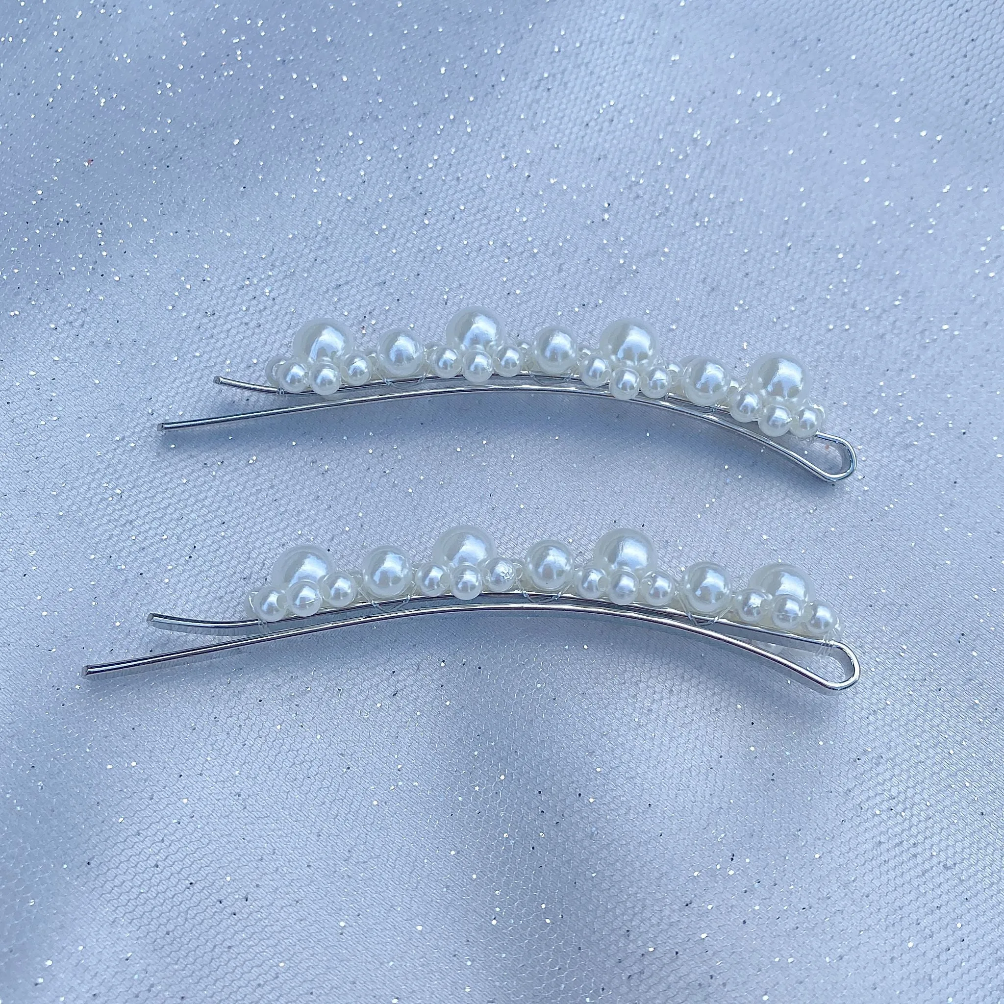 Pearl Hair Grips Set of 2