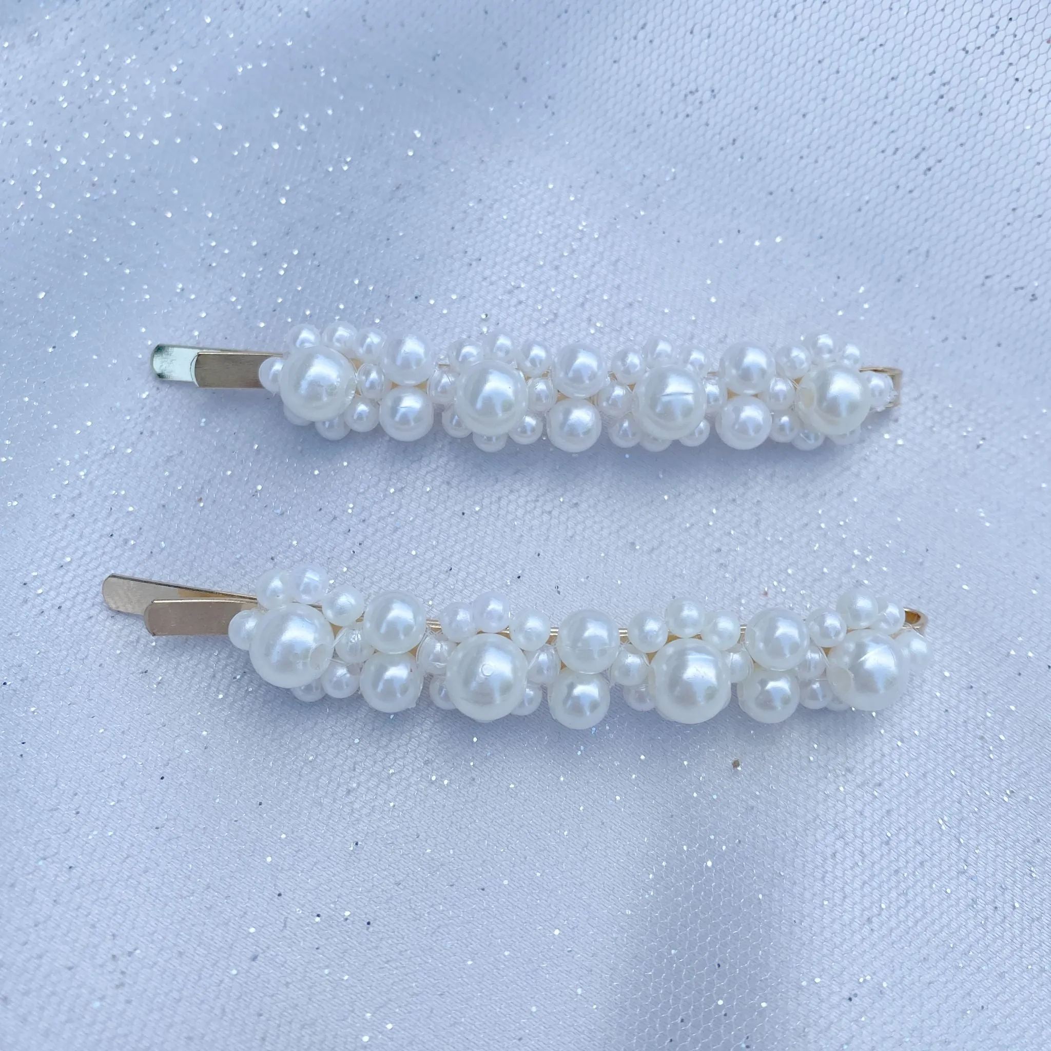 Pearl Hair Grips Set of 2