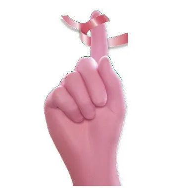 Pink Nitrile Gloves Ansell Micro Touch, Powder Free 100/Box